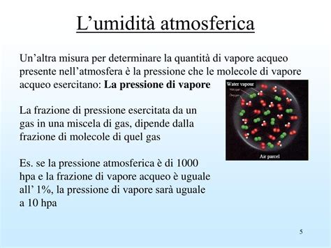 umidità atmosferica unità di misura|l'umidità acqua.